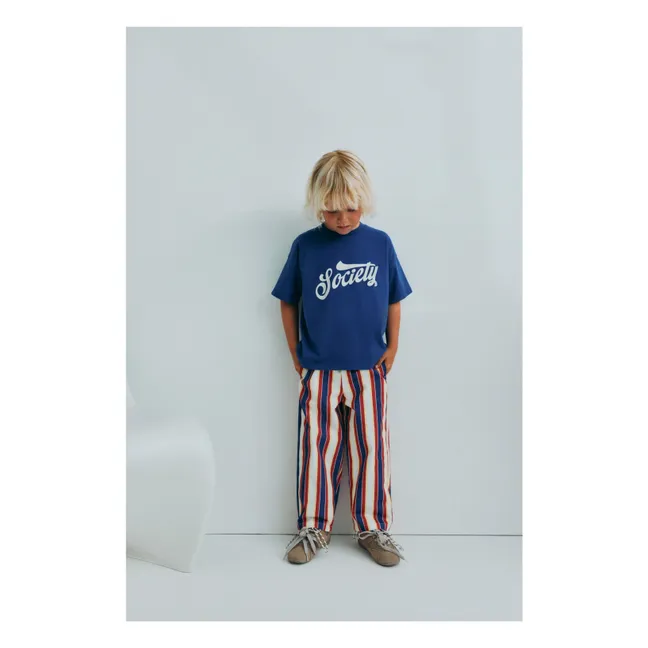 Pantalon Cordon Gorse Rayé | Rouge