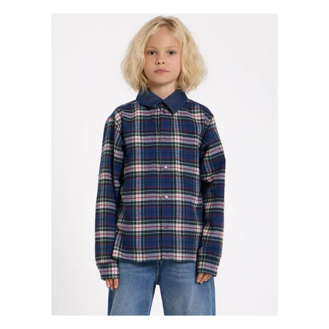 Enara Checkered Shirt | Blue