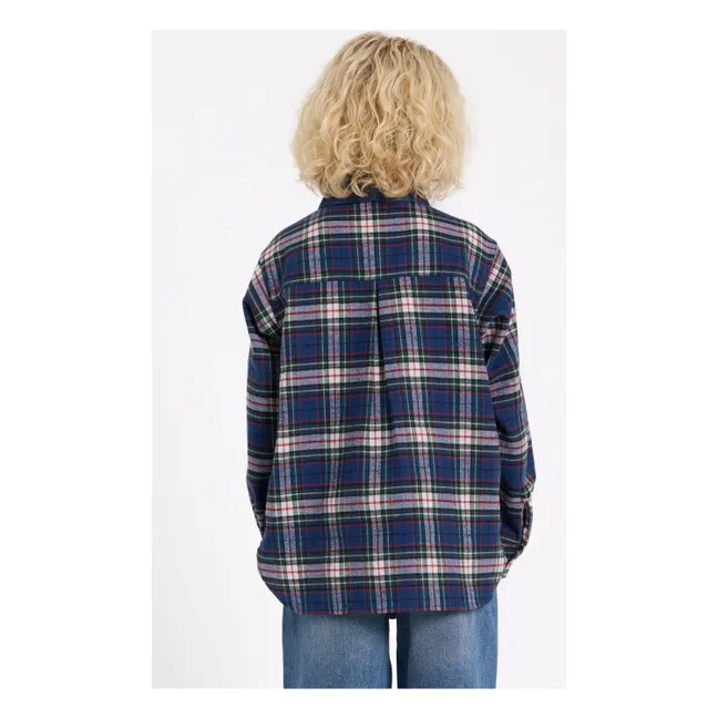 Enara Checkered Shirt | Blue