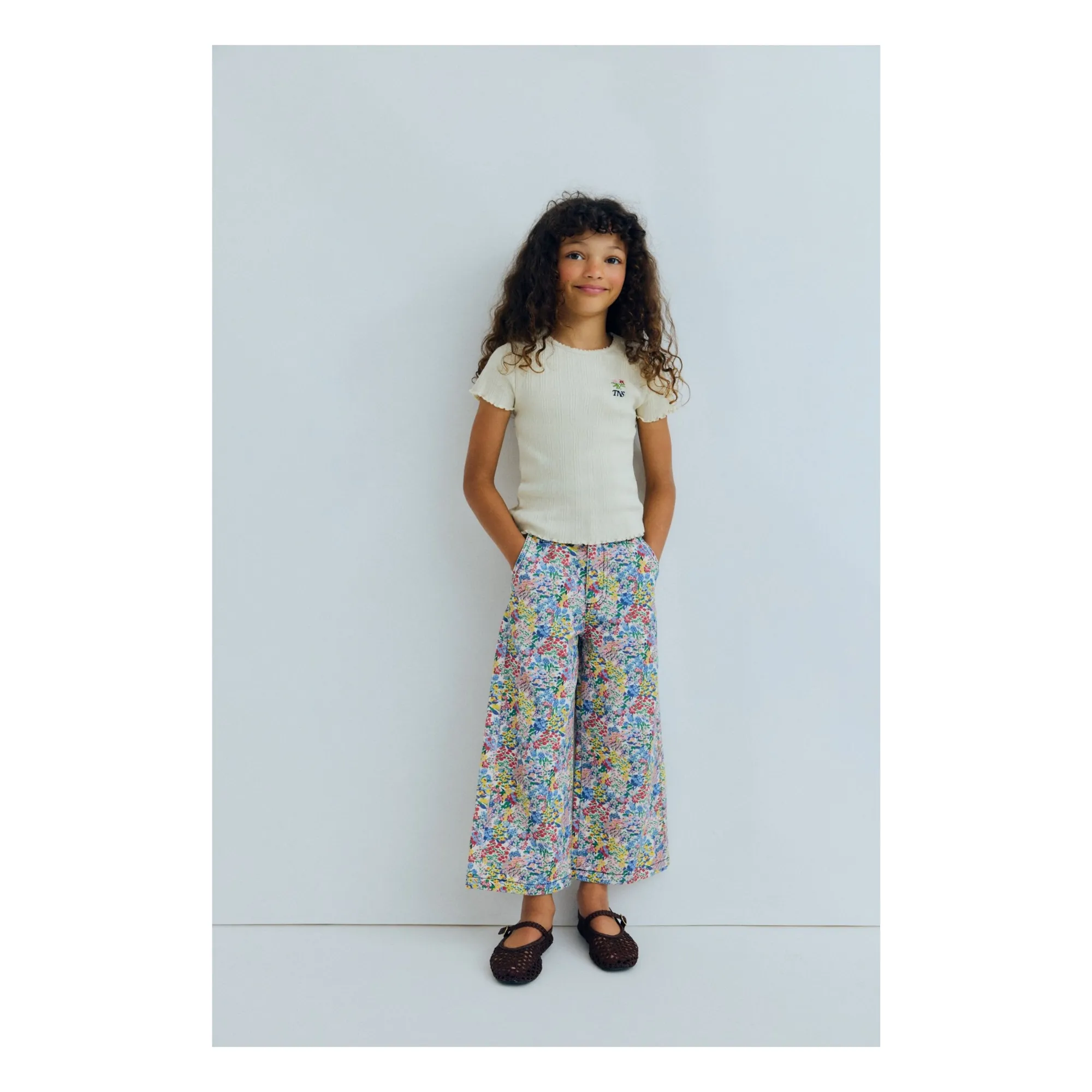 Jean Lily Fleuri | Bleu- Image produit n°1