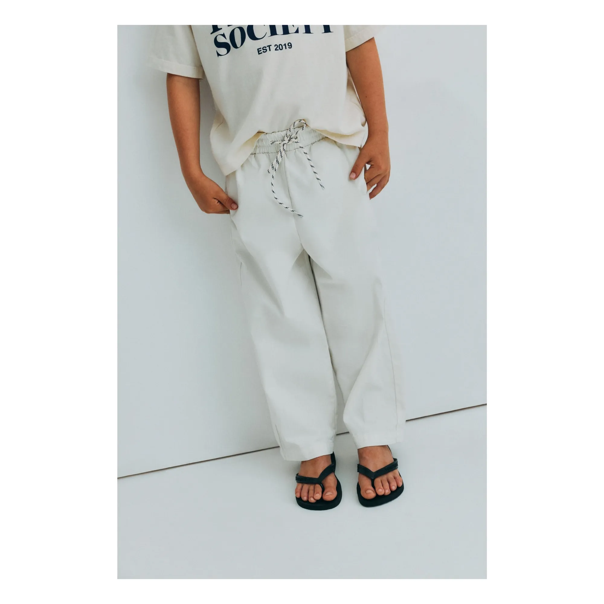 Pantalon Cordon Gorse | Ecru- Image produit n°1
