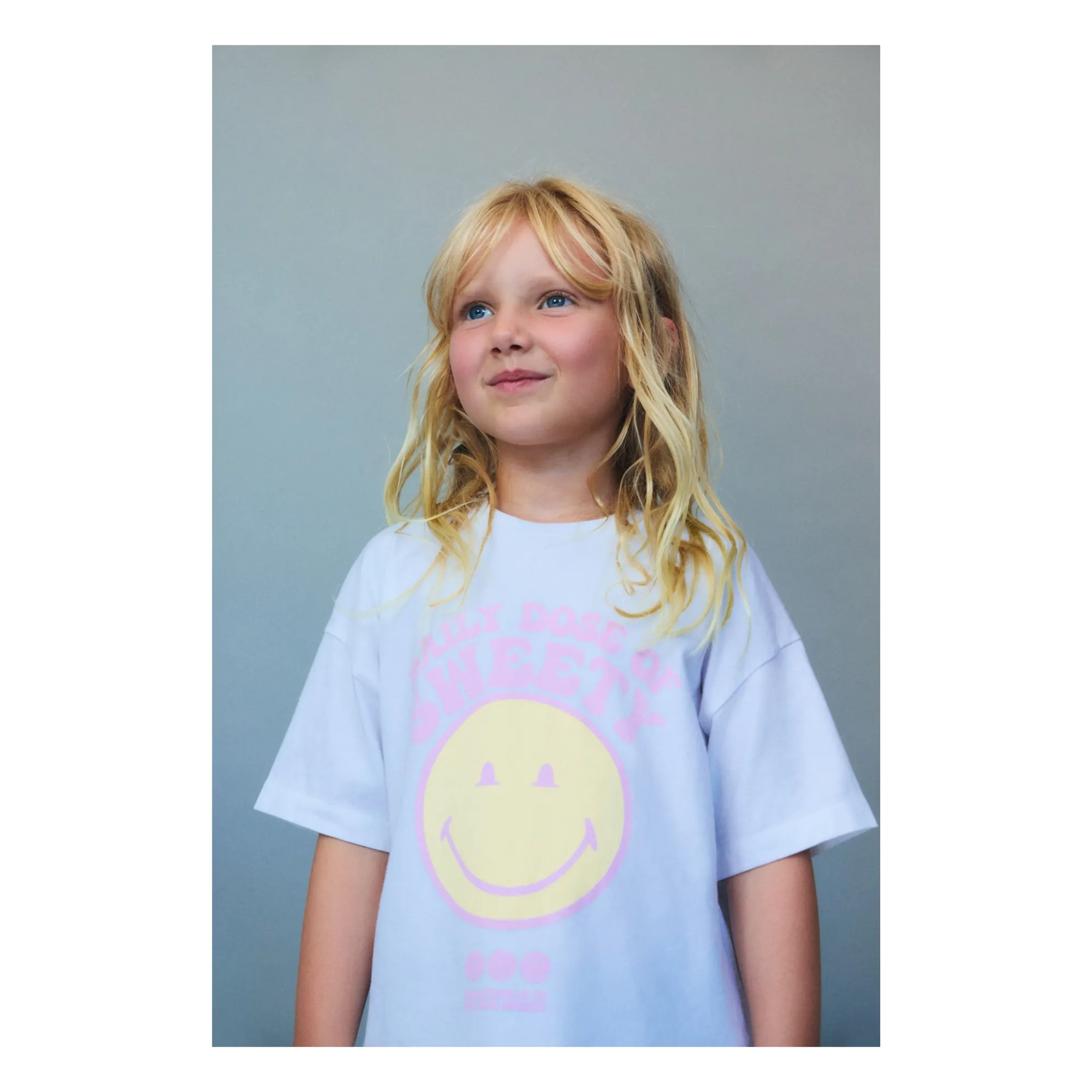 T-shirt Smiley | Blanc- Image produit n°1