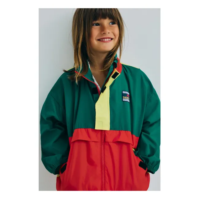 Veste Pansy Colorblock | Vert