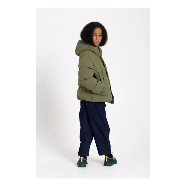 Snowfall Daunenjacke Echte Daune | Khaki