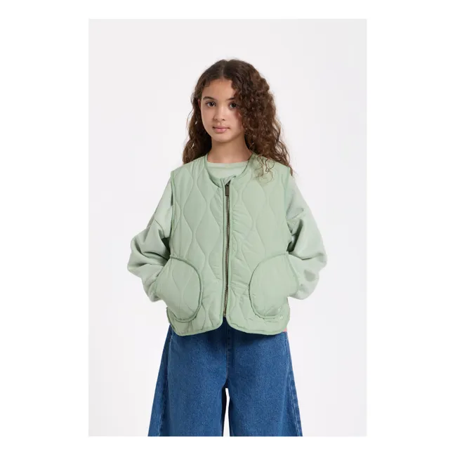 Ärmellose Steppjacke Glee | Salbei