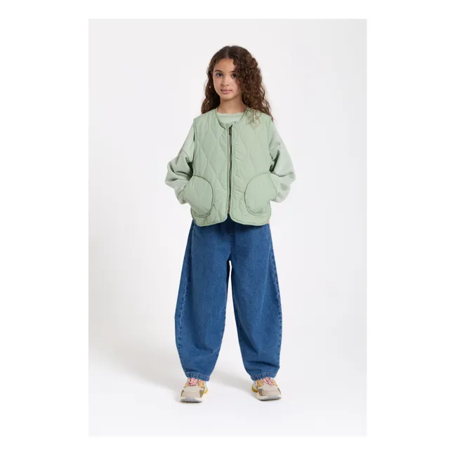 Chaqueta acolchada sin mangas Glee | Salvia