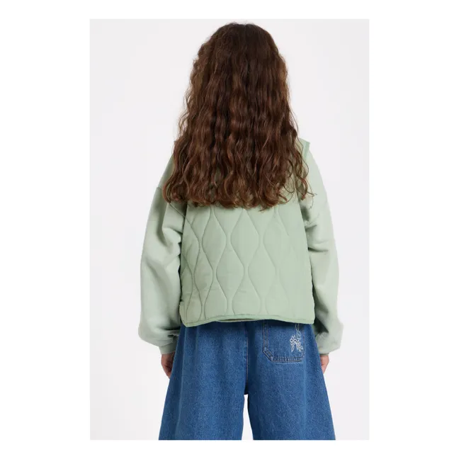 Chaqueta acolchada sin mangas Glee | Salvia