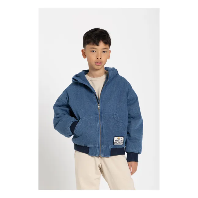 Kapuzenjacke Denim Matt | Denim