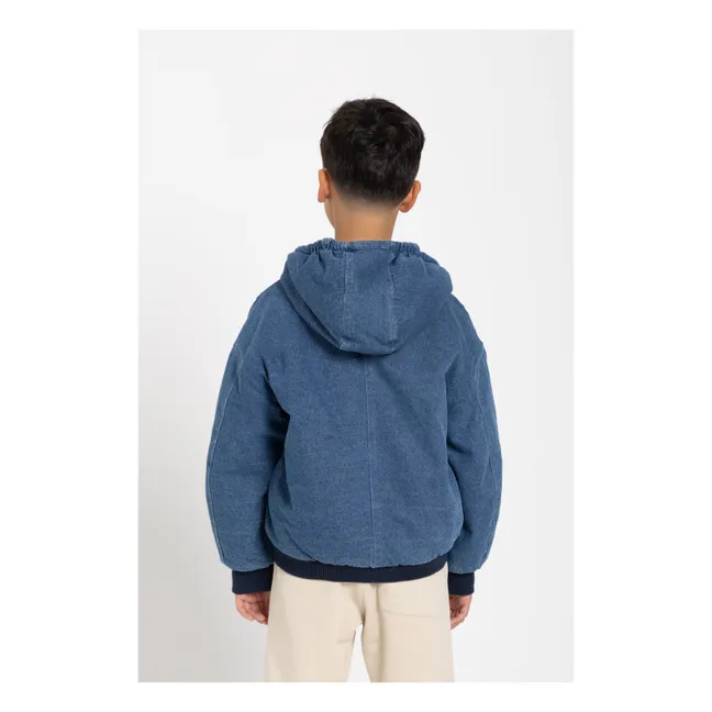 Kapuzenjacke Denim Matt | Denim