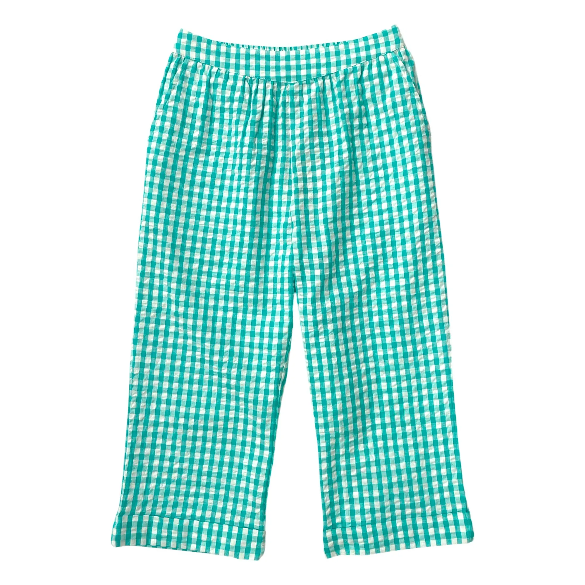 Sunchild Turquoise Bisbee Vichy Pants
