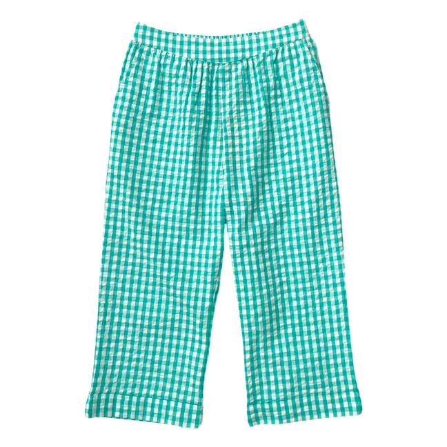 Pantalones Bisbee Vichy | Turquoise
