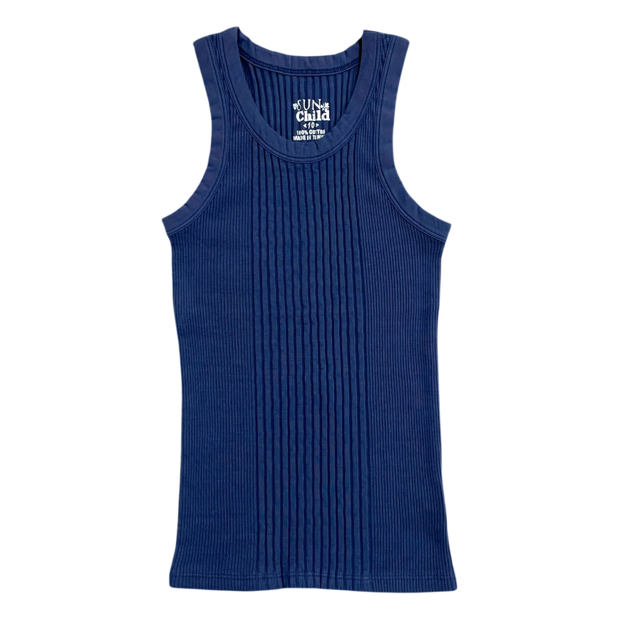 Sunchild Unisex Dark Blue Fernando Tank Top