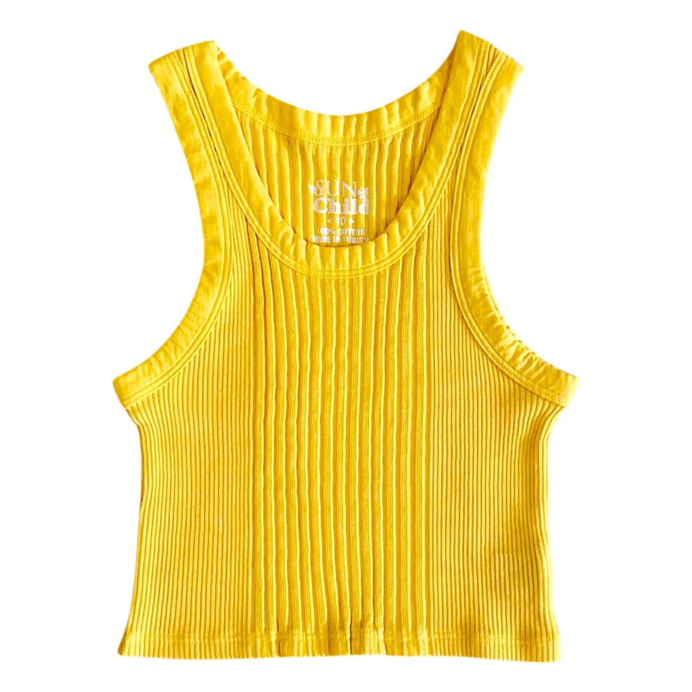 Sunchild Yellow Cruz Tank Top