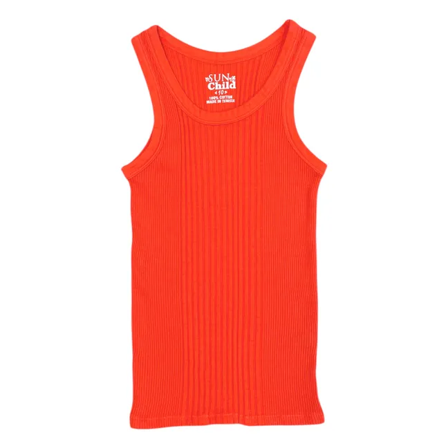 Fernando tank top | Tangerine