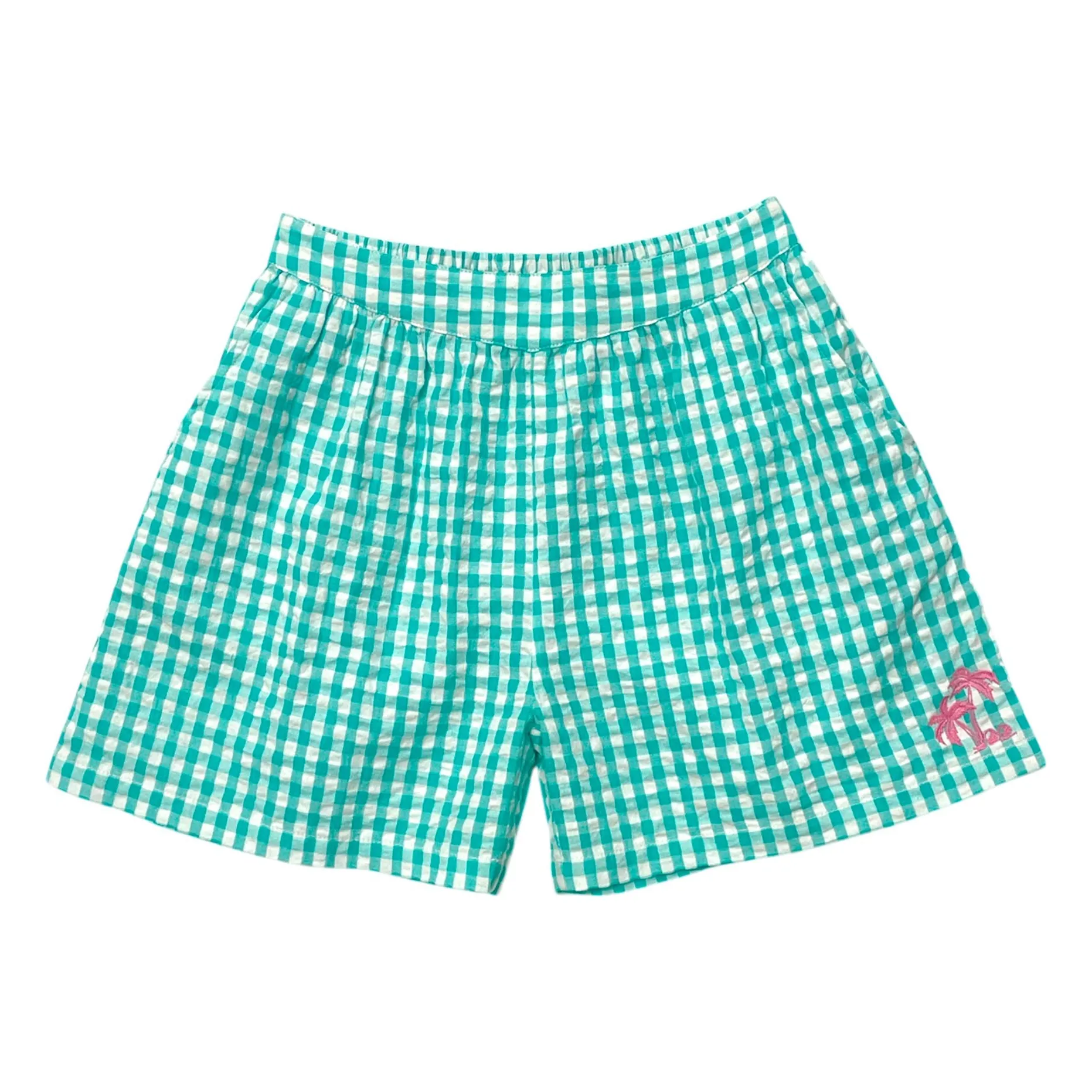 Sunchild Turquoise Tomas Vichy Shorts