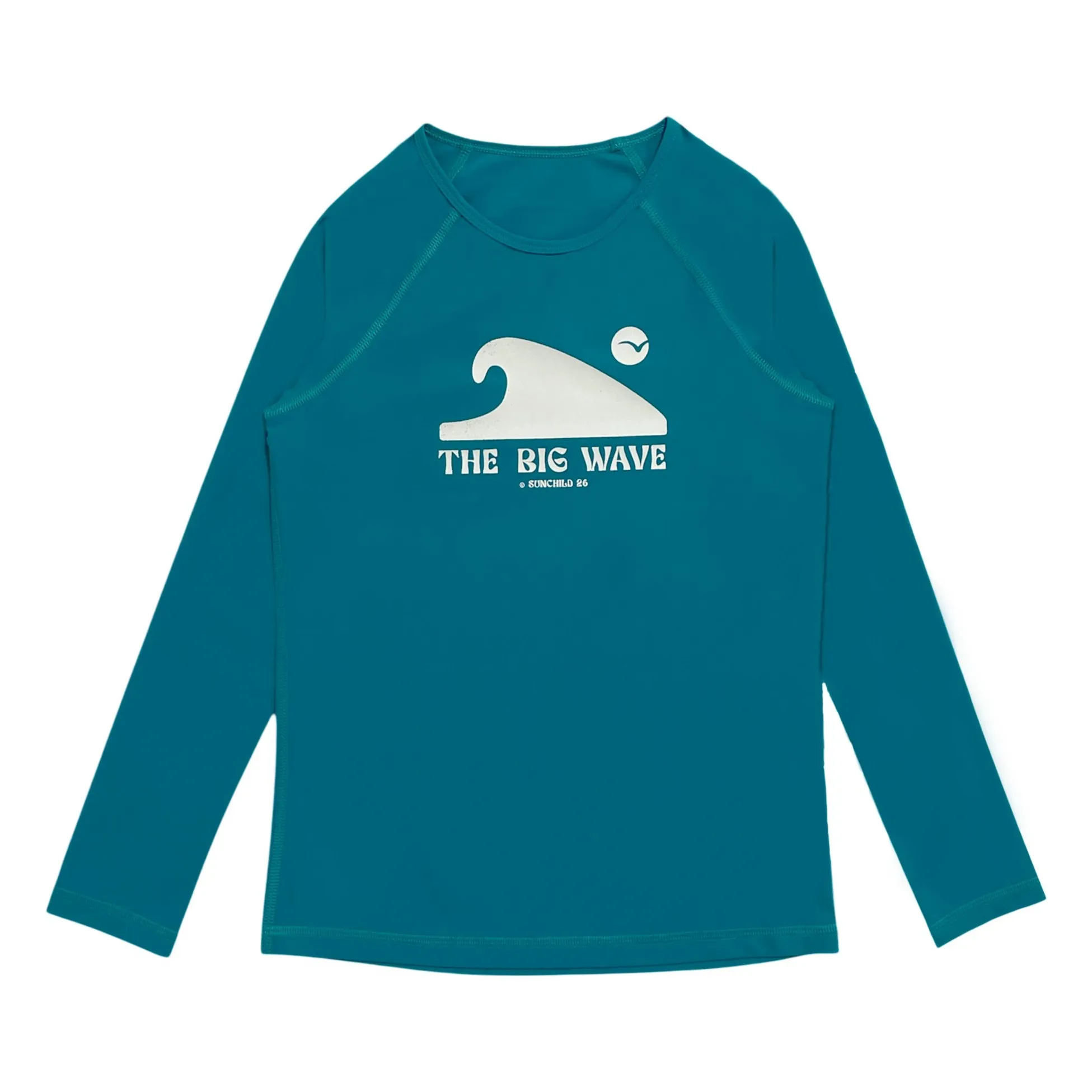 Sunchild Peacock Blue Saco Bigwave Uv Protection T-Shirt