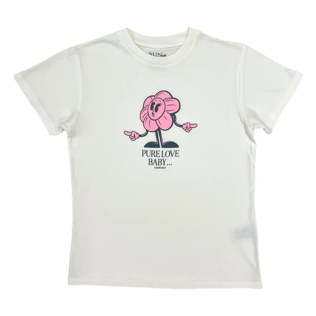 T-shirt Pure Love | Blanc