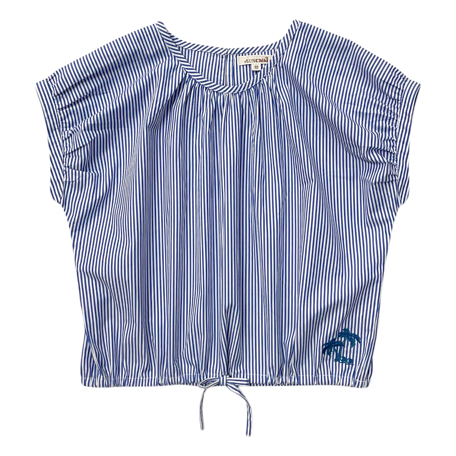 Top Mae Rayé | Bleu- Image produit n°0