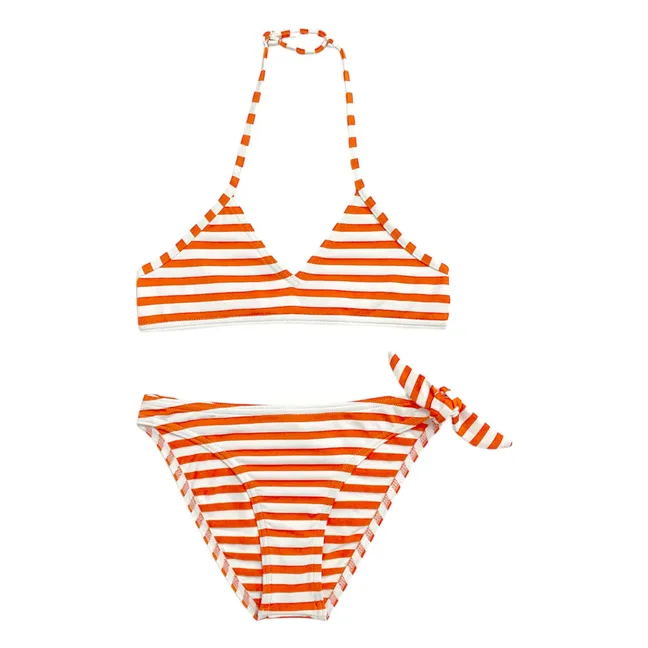 Maillot de Bain Jerez Rayé | Rouge