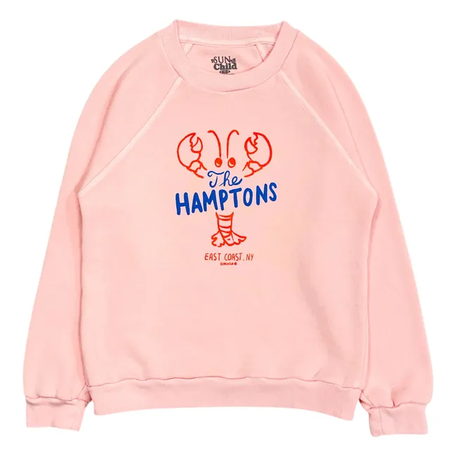 Hamptons sweatshirt | Powder pink