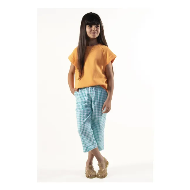 Pantalones Bisbee Vichy | Turquoise