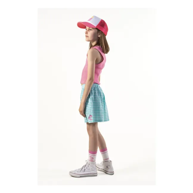 Short Tomas Vichy | Turquoise