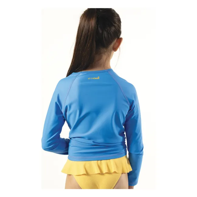 T-shirt Anti-UV Saco Smallpalm | Bleu azur