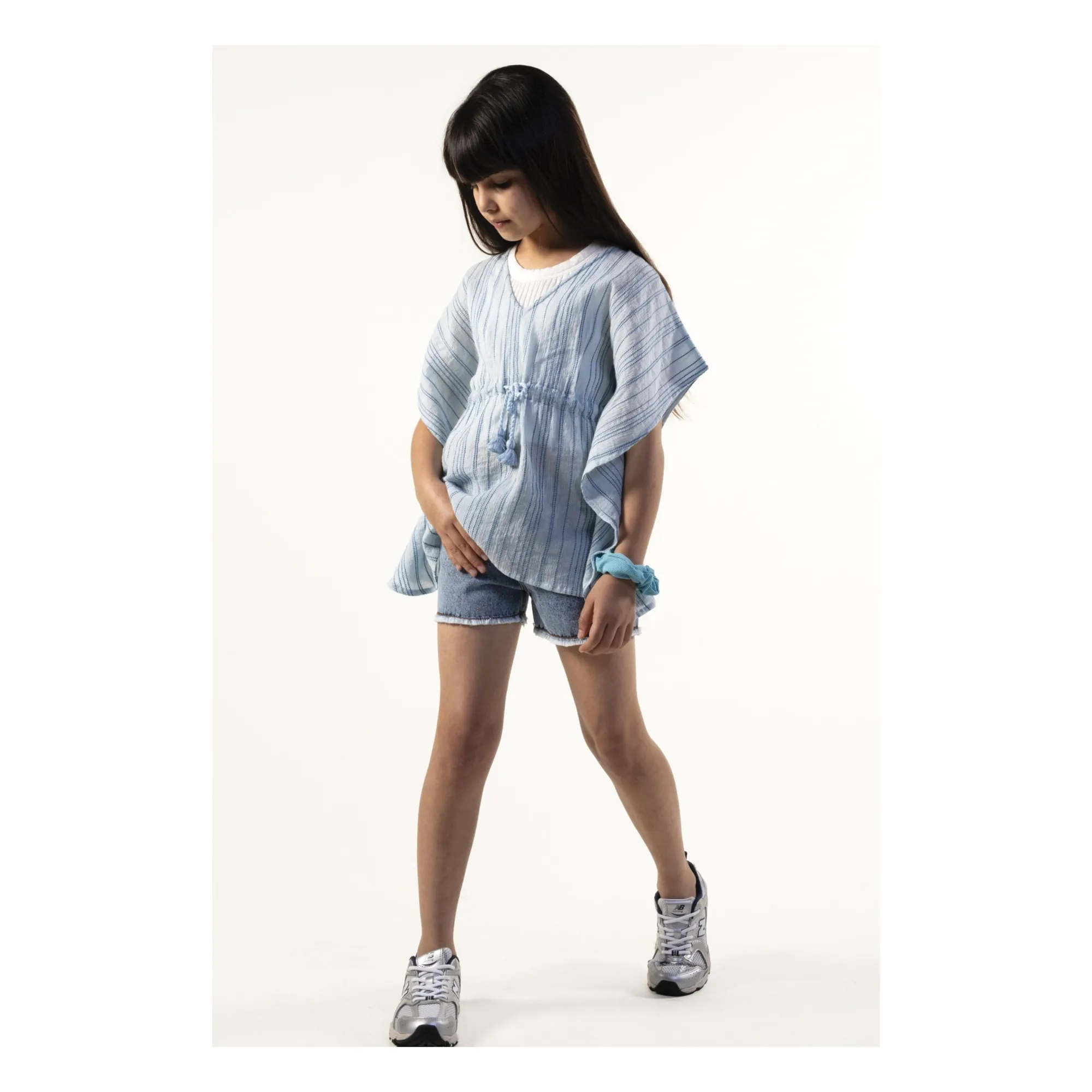 Short Denim Praslin | Bleu Clair- Image produit n°3