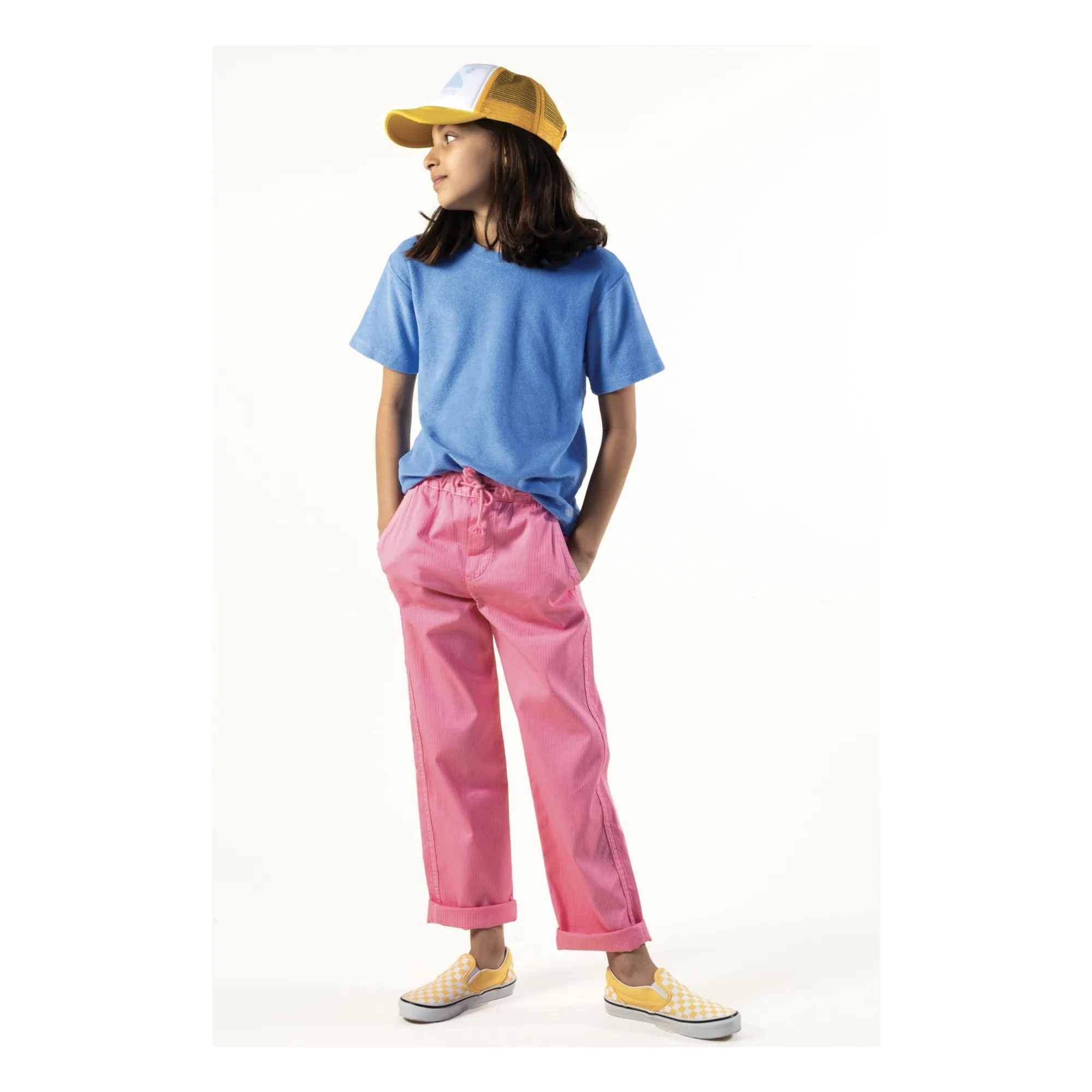 Pantalon Mustang Velours Côtelé | Rose- Image produit n°1
