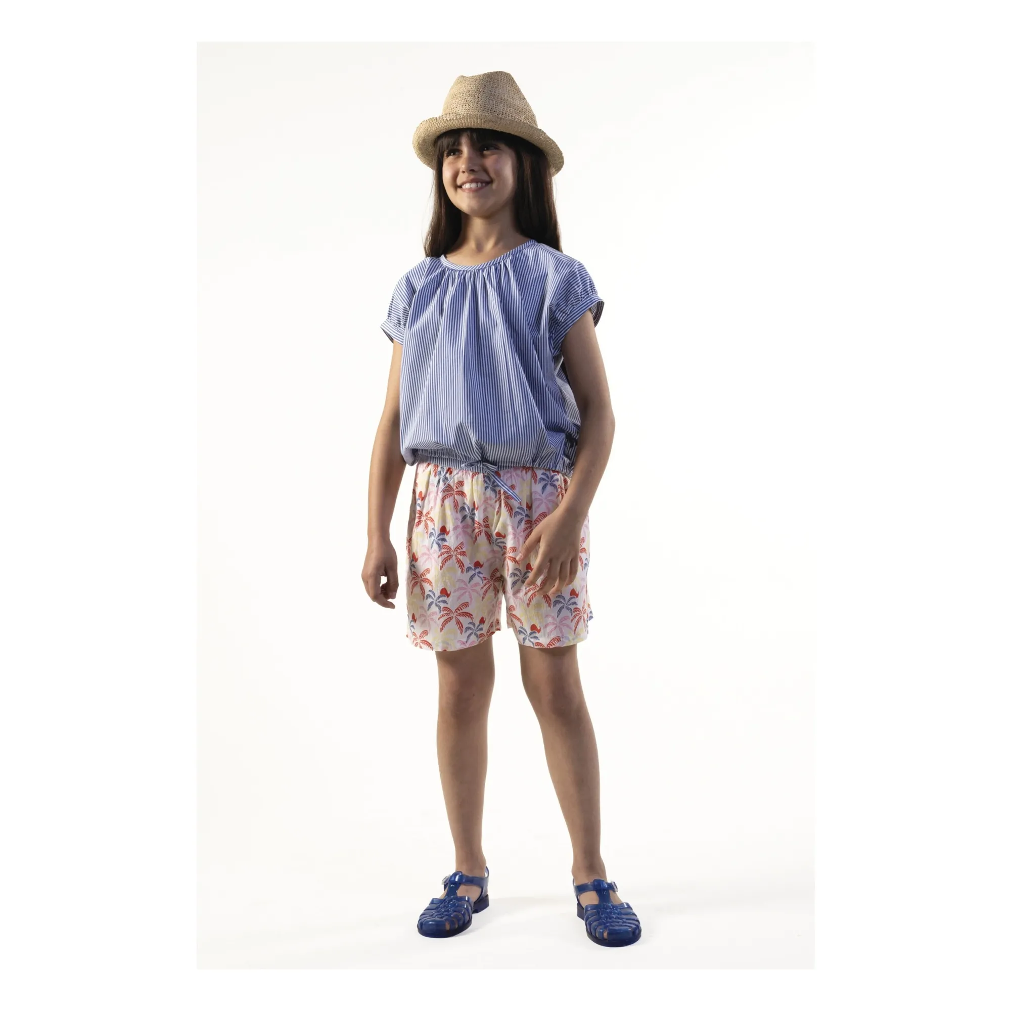 Top Mae Rayé | Bleu- Image produit n°4