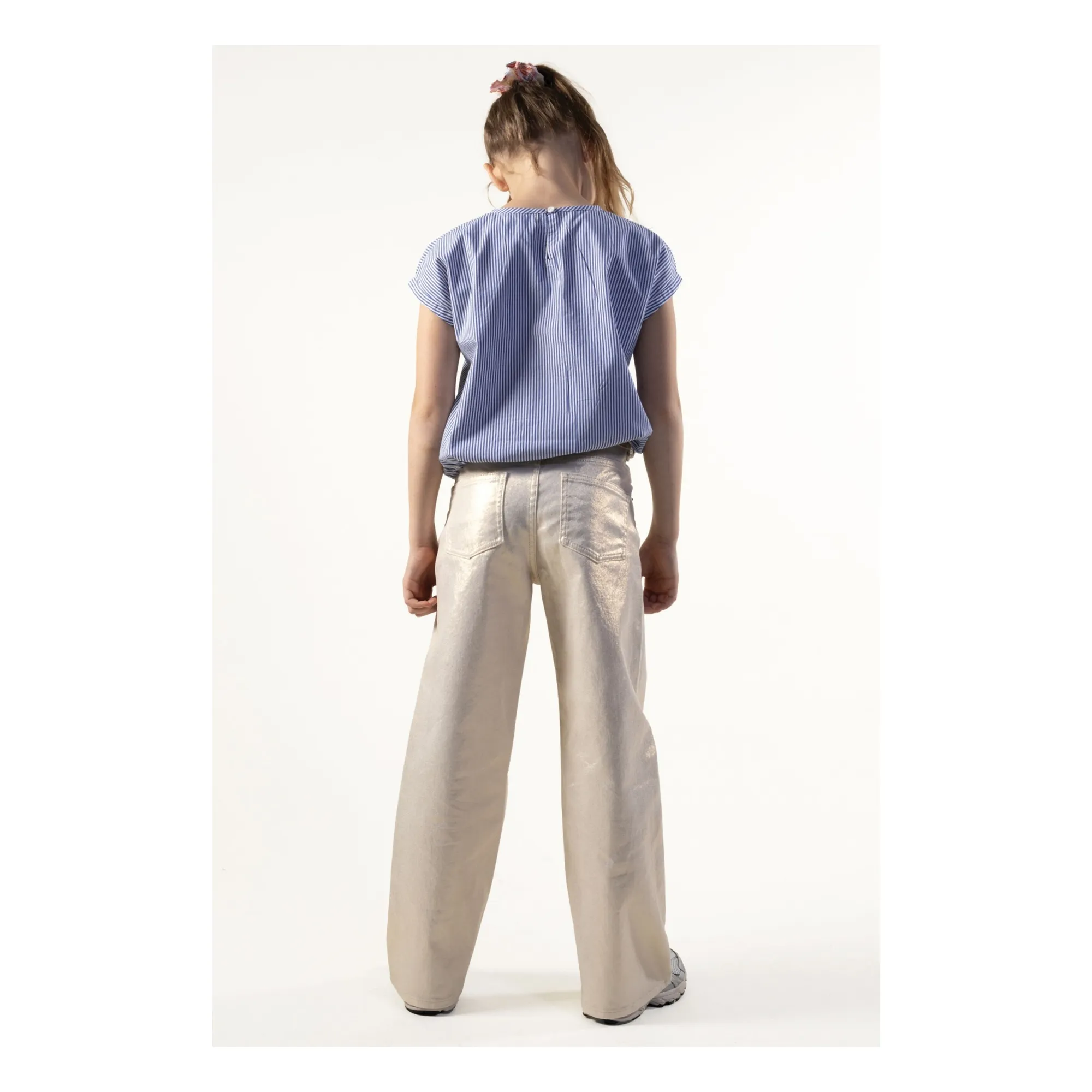 Top Mae Rayé | Bleu- Image produit n°3