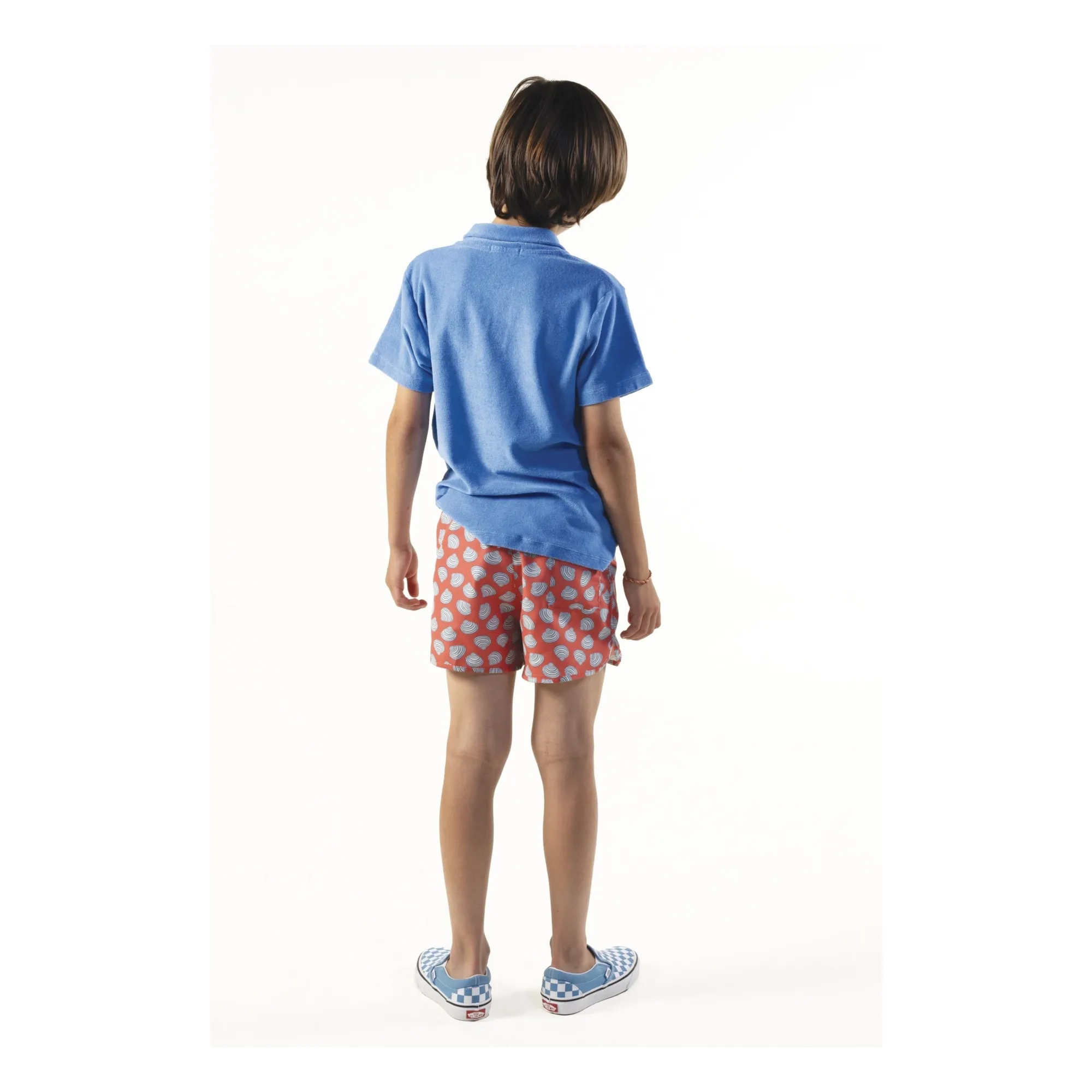 Short de Bain Luis Coquillages | Tangerine- Image produit n°3