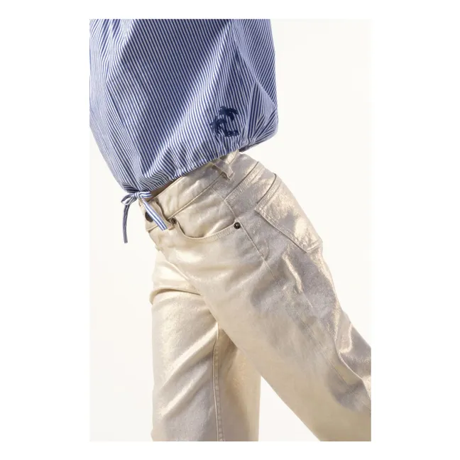 Top de rayas Mae | Azul