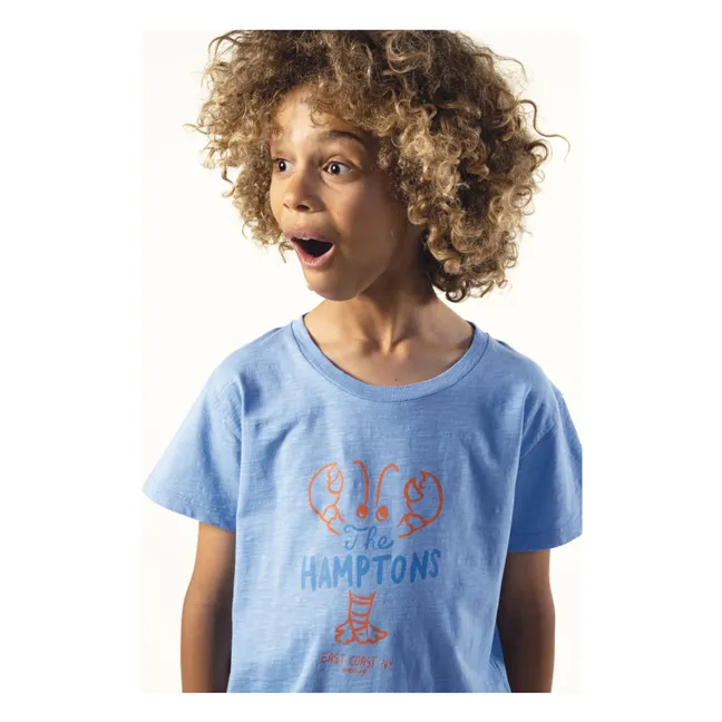 Hamptons T-shirt | Azure blue