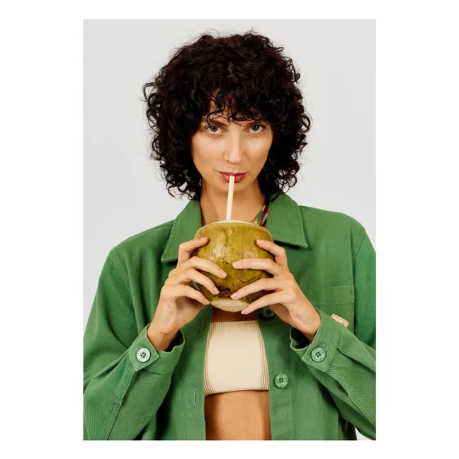 Cotton jacket | Khaki