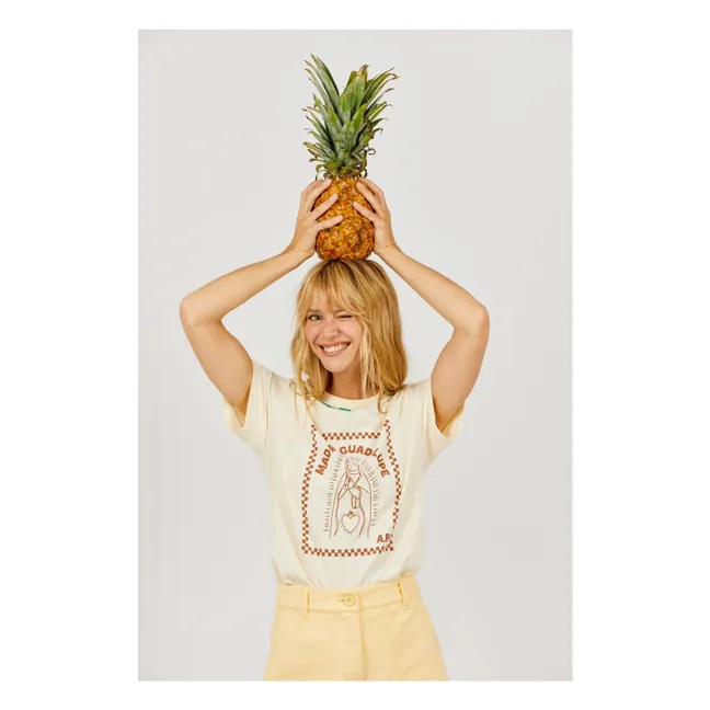 T-shirt Guadalupe Coton Bio | Ecru