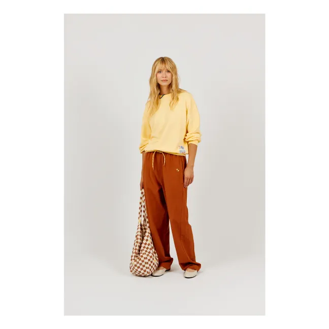 Cotton pants | Brown