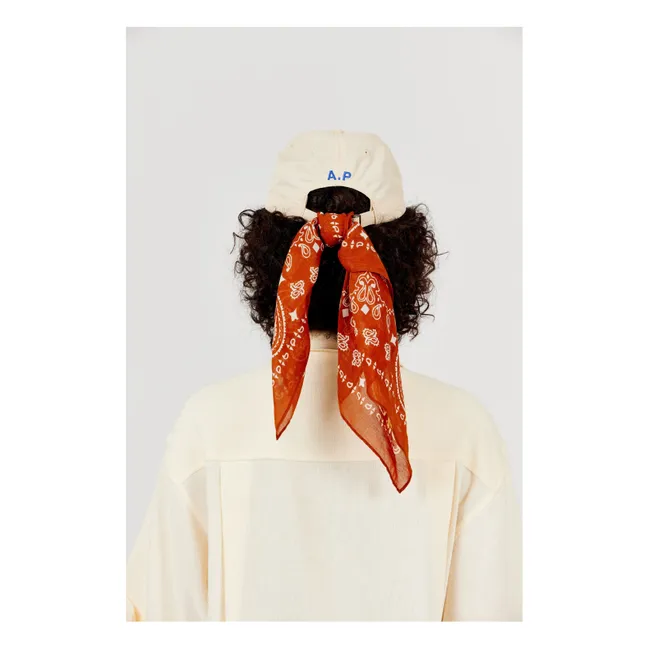 Cotton Veil Bandana | Brown