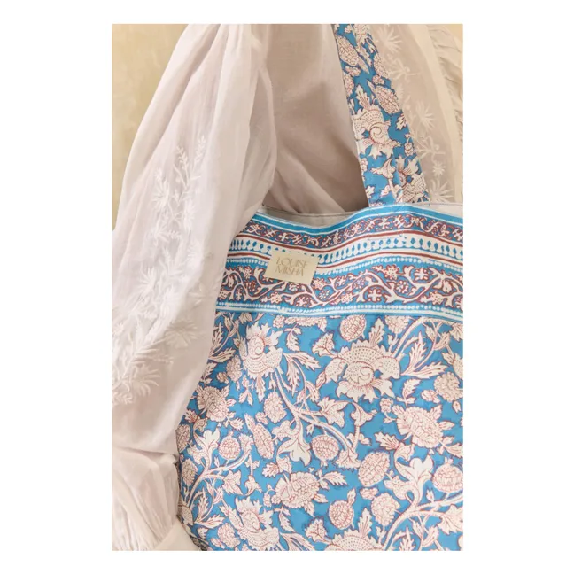 Bolsa de algodón Beverly | Azul Cielo