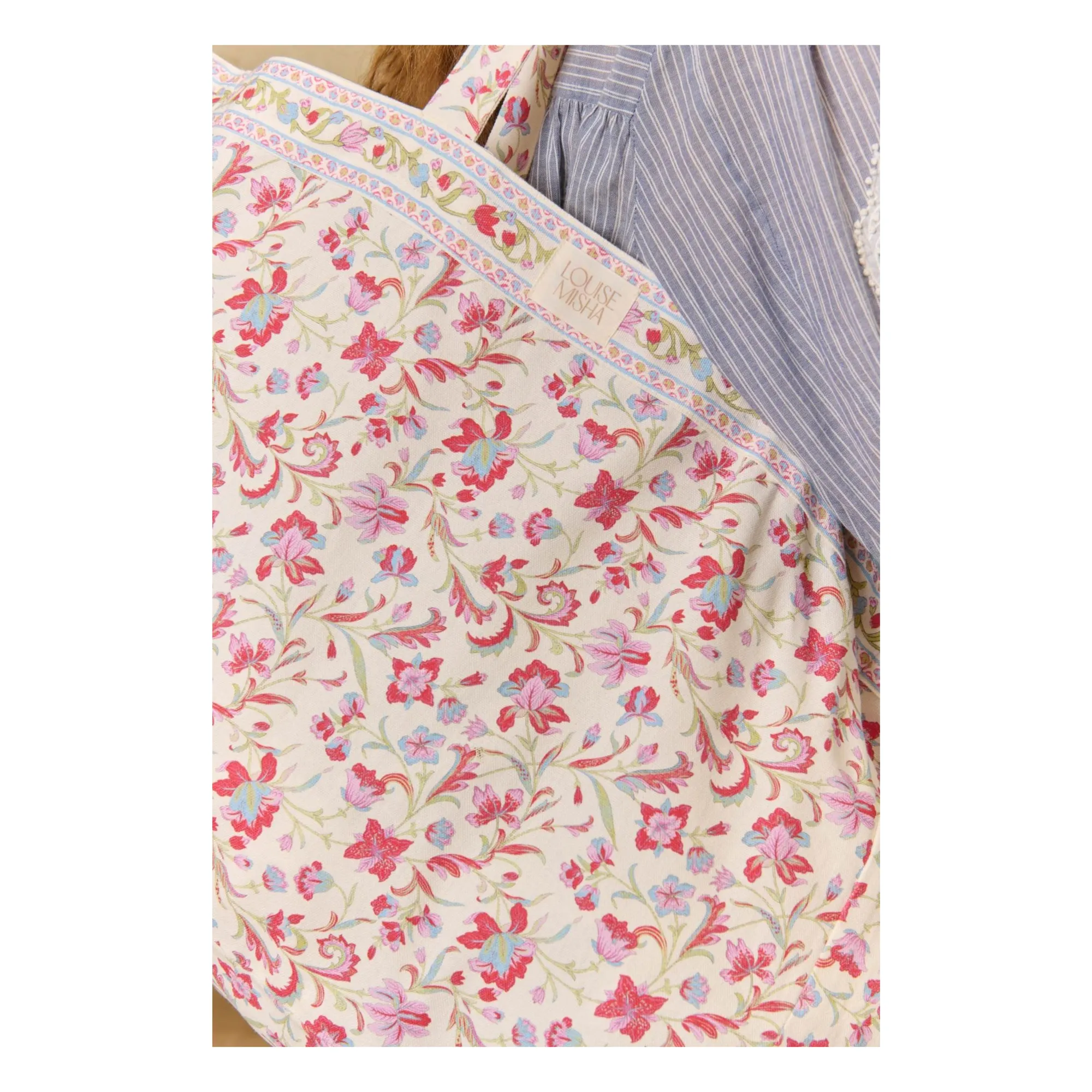 Tote Bag Beverly Coton | Blanc- Image produit n°1