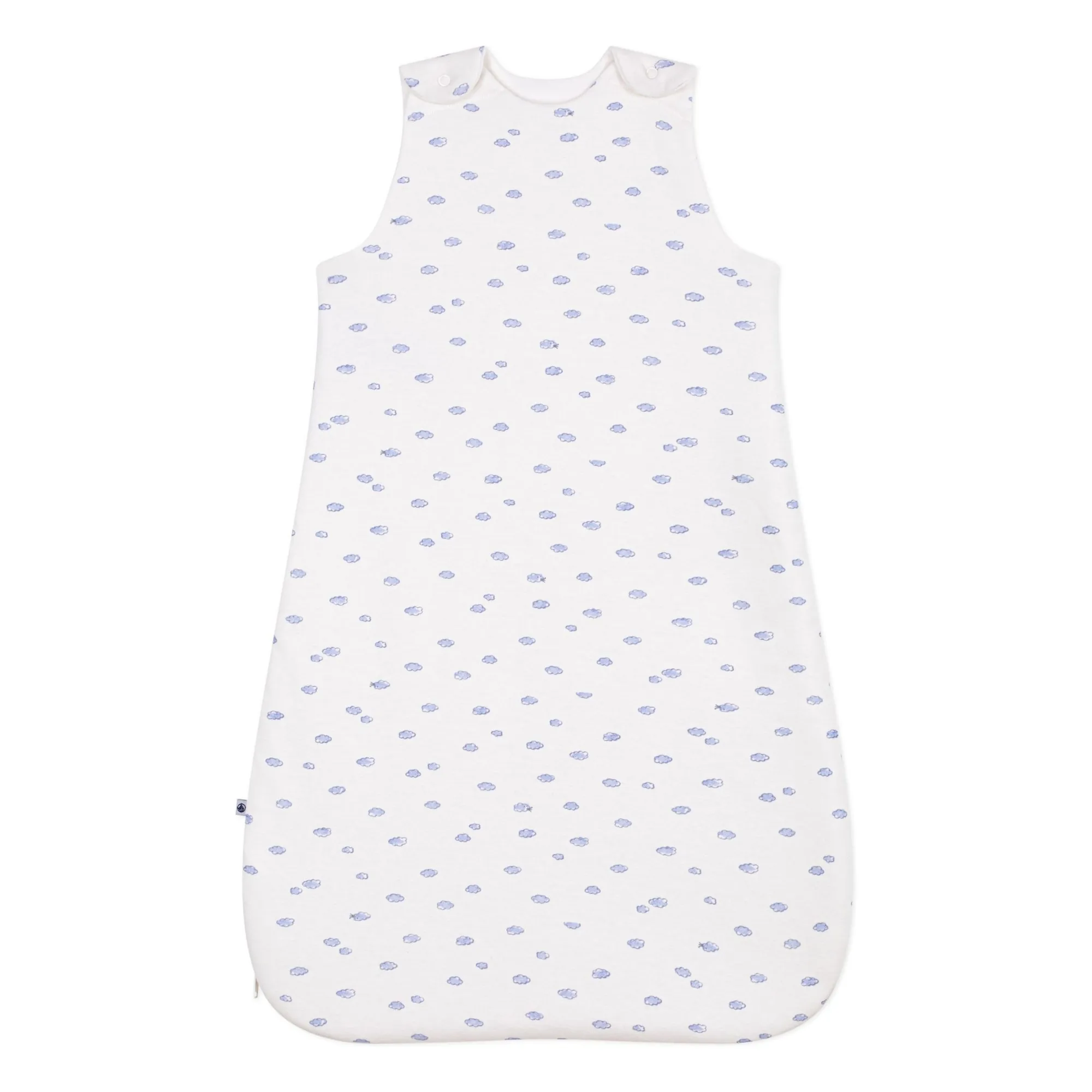 Petit Bateau White Nuages Organic Cotton Sleeping Bag