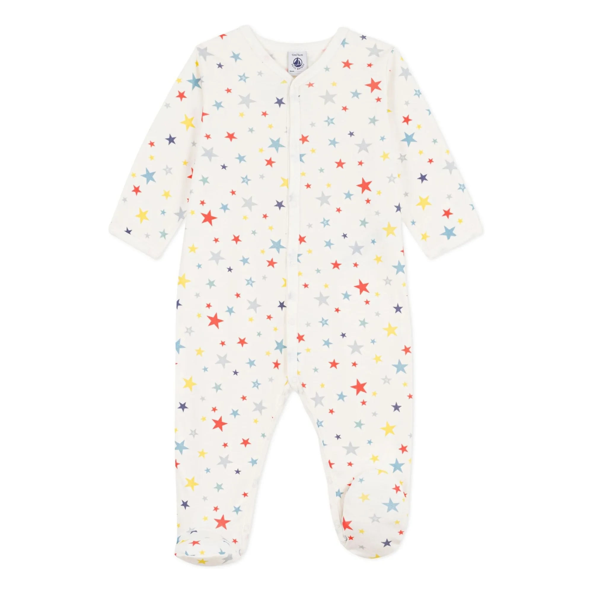 Petit Bateau White Dors Bien Etoiles Pyjamas