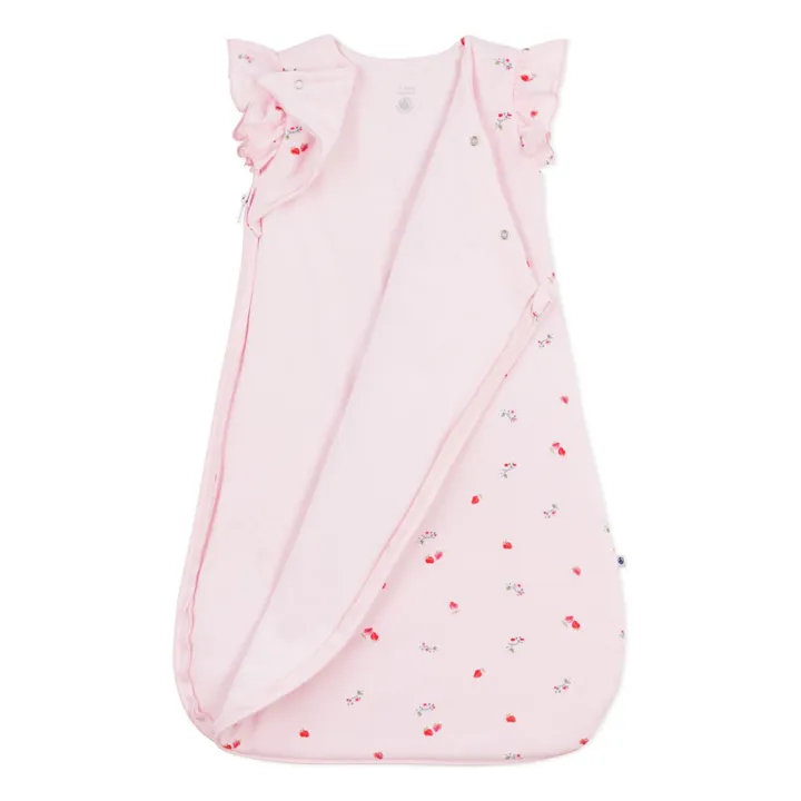 Gigoteuse Fleurie Coton Bio | Rose- Image produit n°2