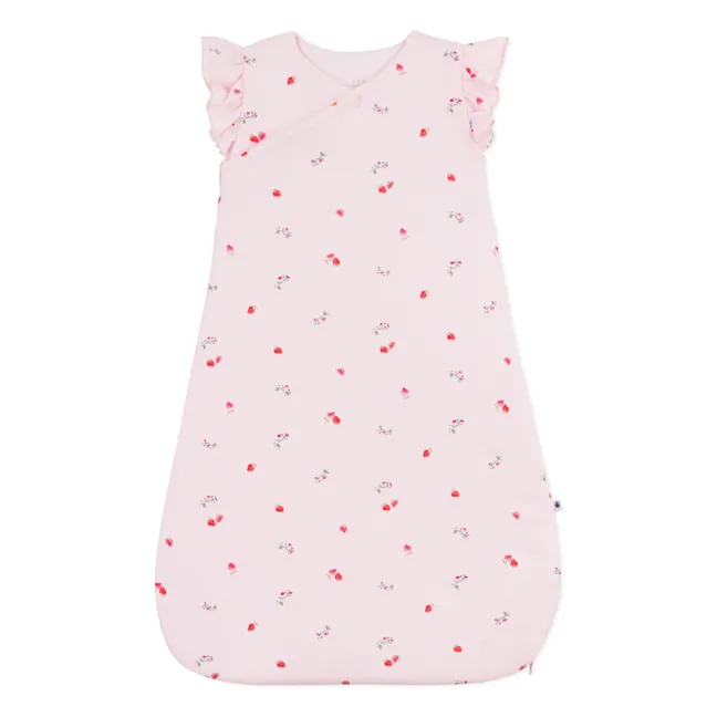 Saco de dormir de algodón orgánico Fleurie | Rosa