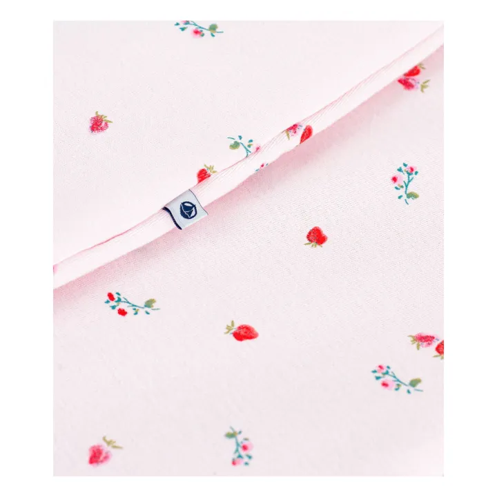 Gigoteuse Fleurie Coton Bio | Rose- Image produit n°1