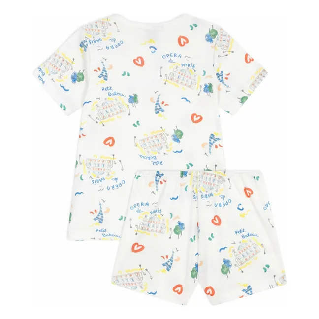 Pijama corto Opera | Blanco
