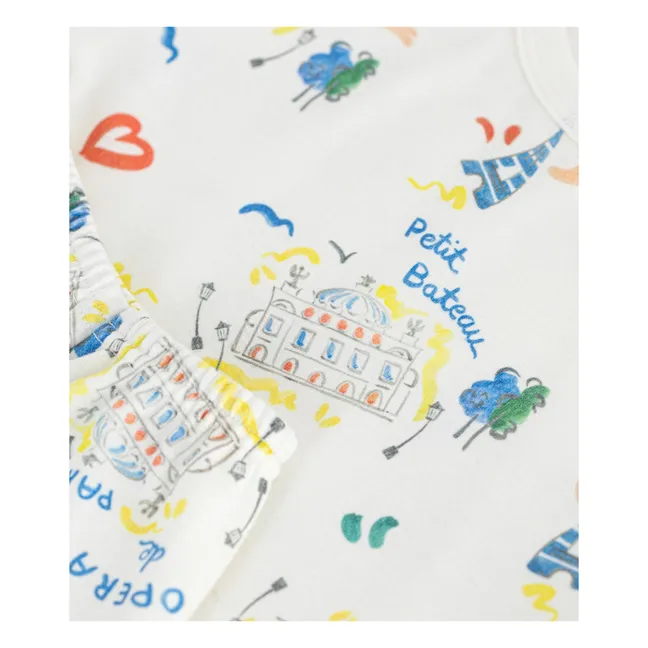 Pijama corto Opera | Blanco