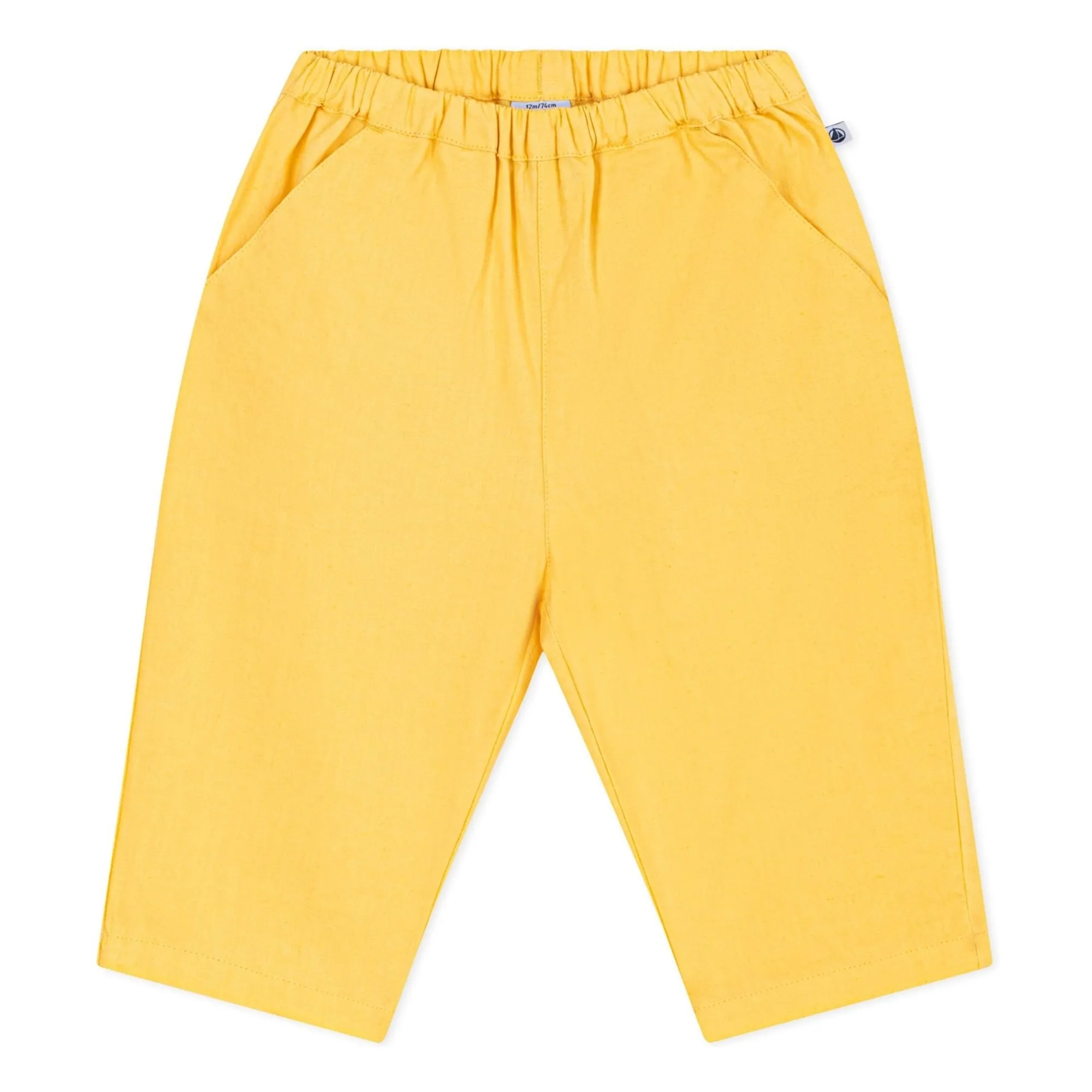 Petit Bateau Yellow Linen Pants