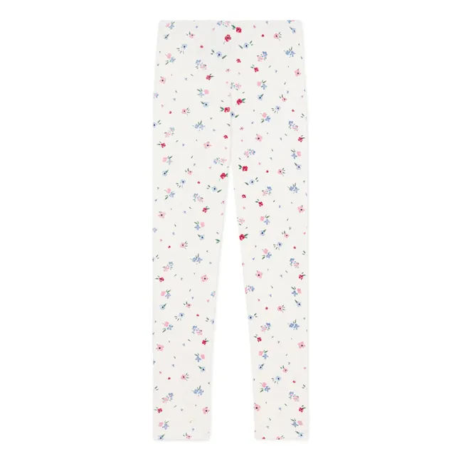Malla floral | Blanco