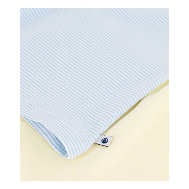 Pyjama Short Colorblock Rayé Milleraies | Bleu